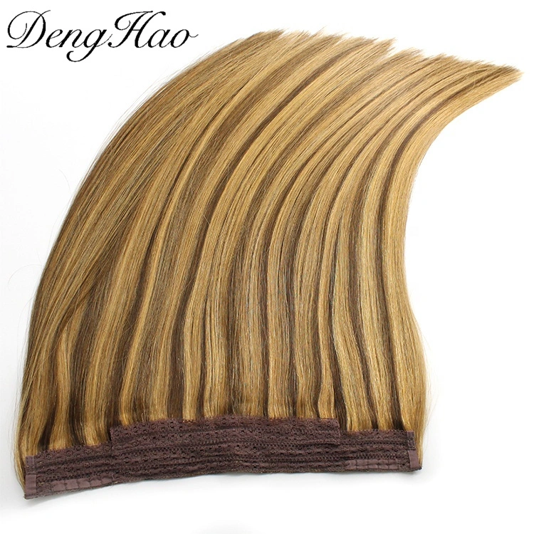 Double Drawn Invisible Wire Halo Hair Human Hair Extension