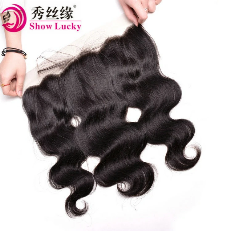 Natural Black Color Cuticle Aligned Healthy Hair Virgin Brazilian Human Hair Remy Body Wave Hair Weave Bundles with Frontal