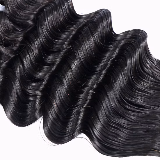 工場卸売スーパーダブル描画ヘアルーズディープカールバージンヘアバンドルナチュラルカラー