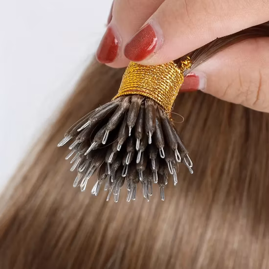 最高品質ヨーロッパキューティクル U チップヘア 100% レミー人間 U チップヘアエクステンション